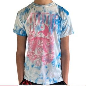 Hype Blue Tie-Dye Short Sleeve Tee